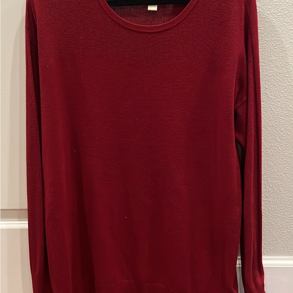 Red Long Sleeve Sweater